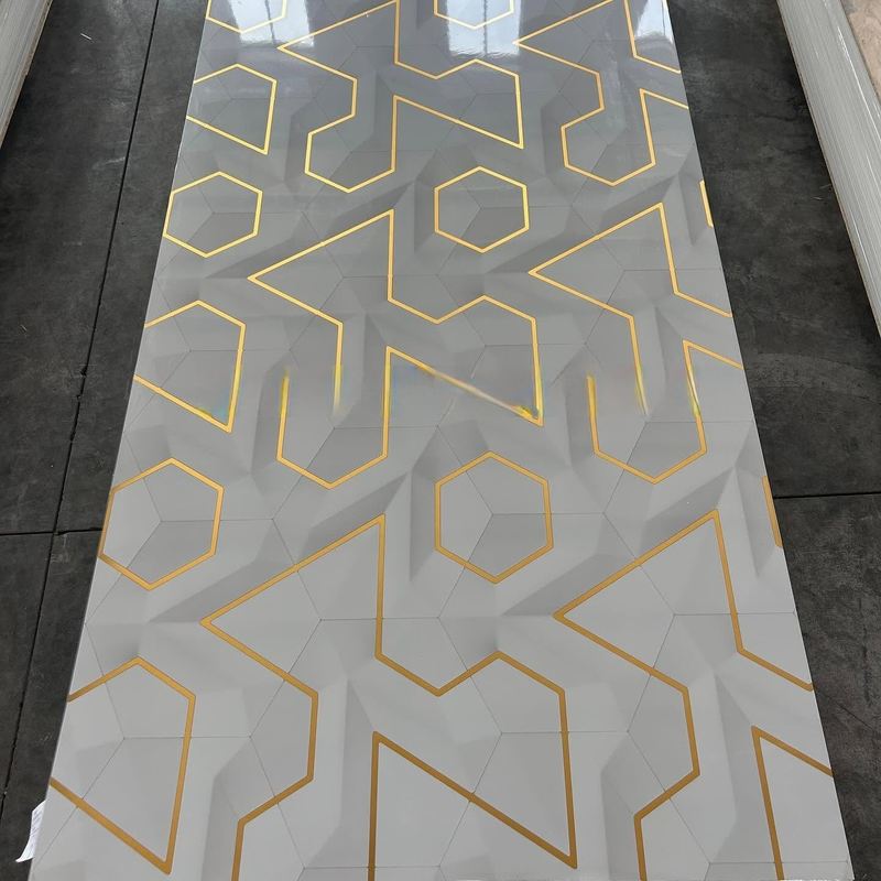 Factory Direct Sale High Strength UV Sheet PVC Marble Wall Panel 3D Printing UV Boards Waterproof Plastic Material