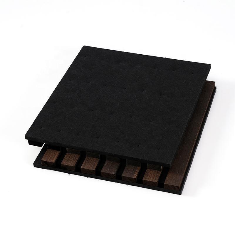 Panel dinding kedap suara Panel kedap suara untuk dinding Densitas tinggi Akustik Sound Absorbing Panel dinding akustik autoadhesive