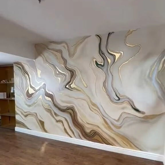 Romantik Dekoratif PVC Marmer Lembar Pink Bunga UV Marmer Panel Dinding Untuk Dekorasi Kamar Tidur