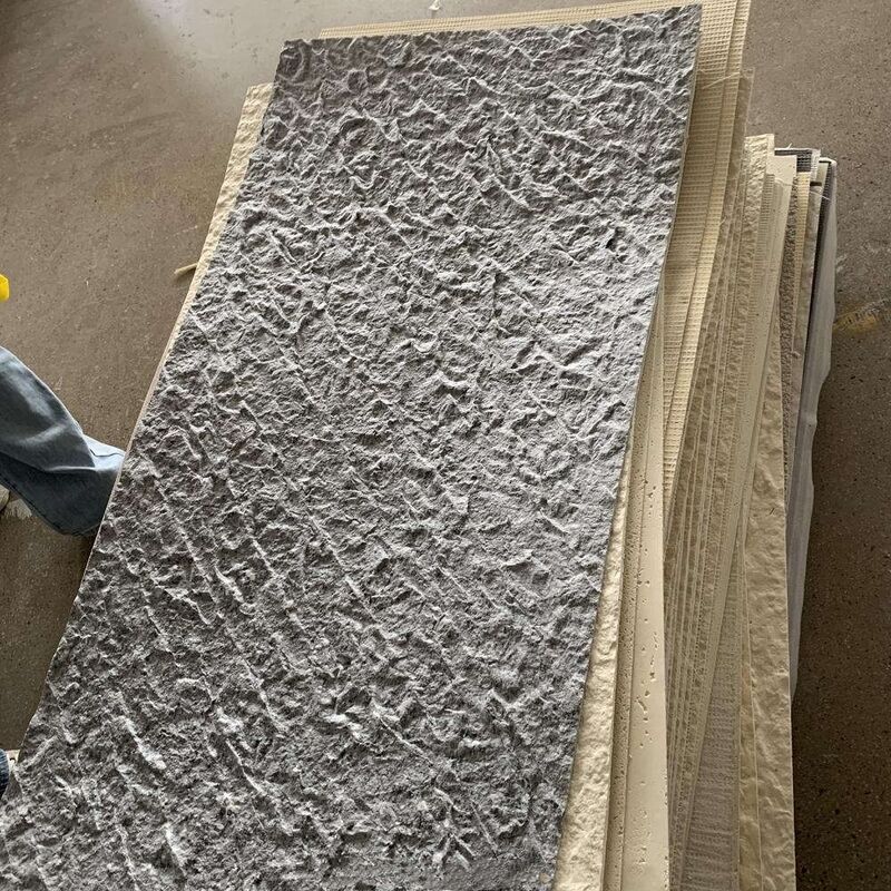 Tekstur Tenun Desain Modern MCM Panel Lapisan Dinding Batu Lembut Fleksibel Big Slab untuk Dekorasi Dinding Eksterior & Interior