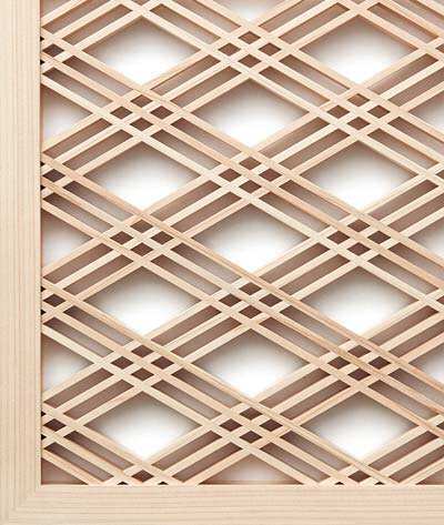 Gaya Jepang Teknologi Tinggi Chip Bunga Kayu Tradisional atau Kumiko untuk Furnitur atau Jendela