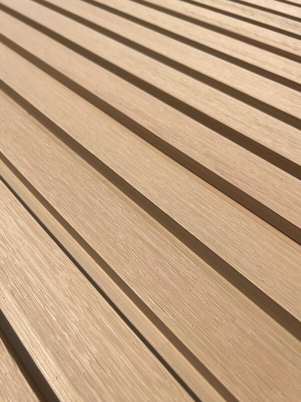 Panel Fasad WPC Modern Lantai Luar Panel Tembok Luar Wpc Pengepakan Tembok untuk Hotel