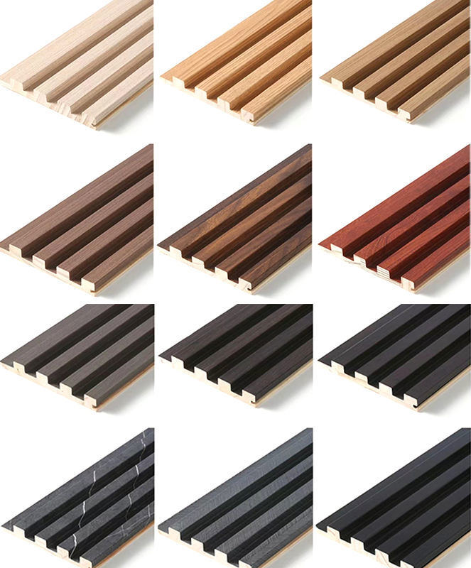 Panel dinding PVC WPC Panel 3D untuk dekorasi