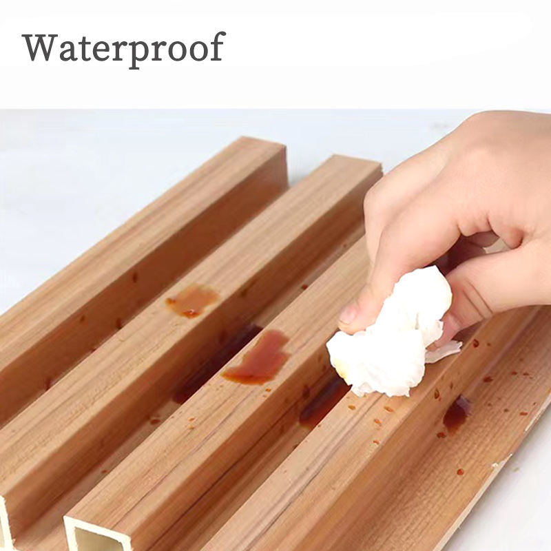 Panel dinding PVC WPC Panel 3D untuk dekorasi