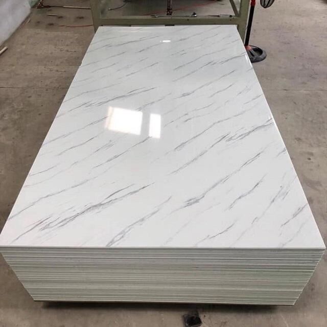 Panel Dinding PVC Kualitas Tinggi dengan Efek Marmer UV WPC Tahan Lembab & Air untuk Dekorasi Hotel Harga Terbaik