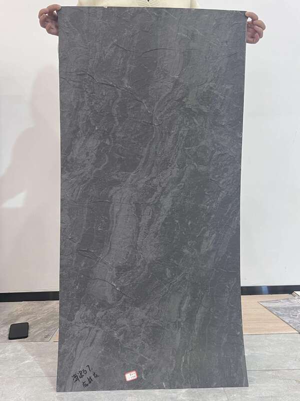 Panel Dinding Fleksibel Batu MCM Tekstur Batu Pasir Alami Ultra Tipis Ringan untuk Dekorasi Dinding Dalam dan Luar Ruangan