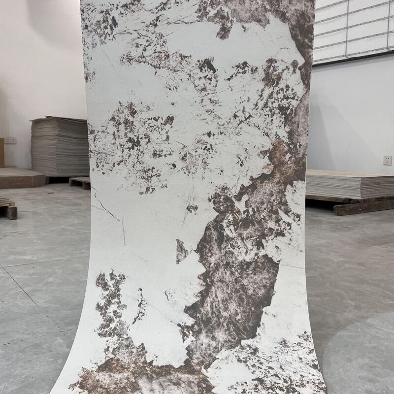 Panel Dinding Fleksibel Batu MCM Tekstur Batu Pasir Alami Ultra Tipis Ringan untuk Dekorasi Dinding Dalam dan Luar Ruangan