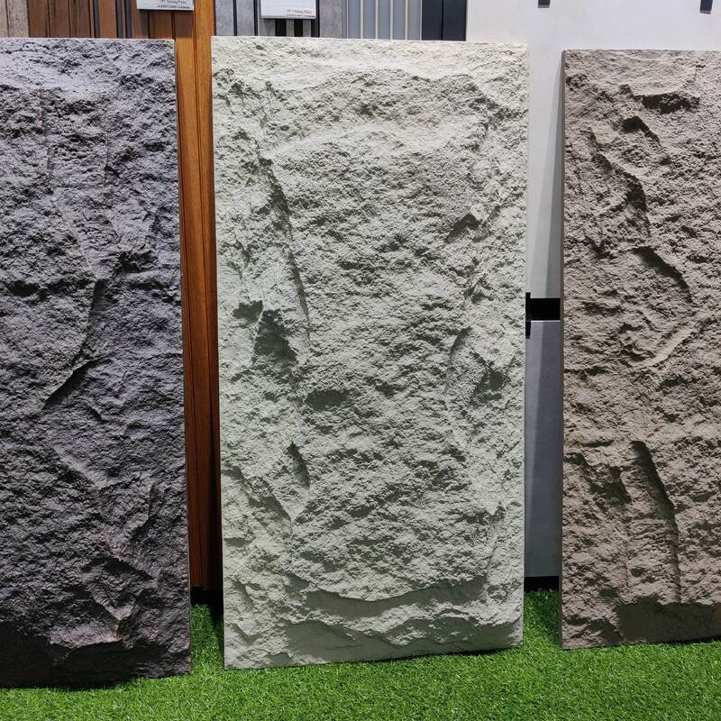 Panel Dinding PU Facade Batu Berkualitas Tinggi Mudah Dipasang Dekoratif Tahan Panas Panel Dinding Luar & Dalam Ruangan