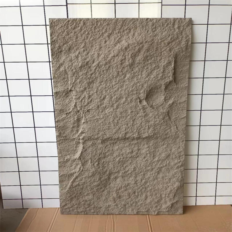 Grosir tahan lama ringan Polyurethane Stone Wall Panel Kualitas tinggi Pu Faux Stone Wall Cladding untuk eksterior