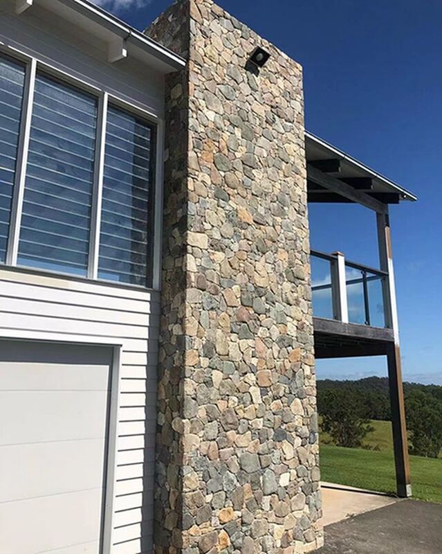 Natural Finish Slate Culture Stone Veneer Cladding for Bathroom Column Exterior and Interior Wall in Kerala Panel Batu