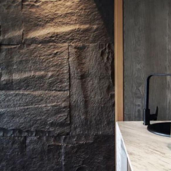 Ringan Desain Modern Polyurethane Dekoratif PU Stone Wall Panel Big Slab untuk Hotel dan Penggunaan Dalam Ruang Made in China