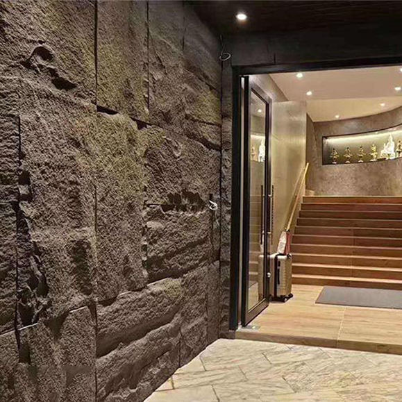 Ringan Desain Modern Polyurethane Dekoratif PU Stone Wall Panel Big Slab untuk Hotel dan Penggunaan Dalam Ruang Made in China