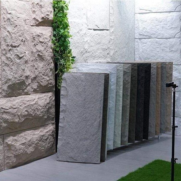 Ringan Desain Modern Polyurethane Dekoratif PU Stone Wall Panel Big Slab untuk Hotel dan Penggunaan Dalam Ruang Made in China