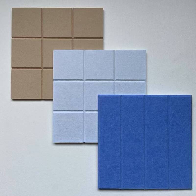 Ekologi-Friendly Cinema Noise Reduction Fireproof Soundproof Integrated Polyester Akustik Panel Dinding Akustik Panel Akupanel