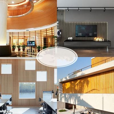 Panel Dinding WPC Interior Ramah Lingkungan 159MM * 10MM Instalasi Cepat