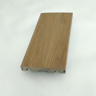 Anti Slip WPC Decking Board Decking Komposit Plastik Bambu Tahan Air Beralur