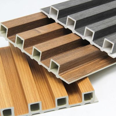 Panel dinding WPC berwarna-warni Dekorasi dinding Interior Mudah Instalasi Anti goresan WPC Wall Cladding