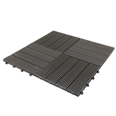Diy Lantai Wpc Outdoor Patio Tile Decking Kayu Plastik Komposit Deck Tile