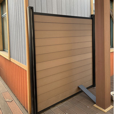 Papan Pagar Luar Rumah Swasta WPC Pagar Luar Taman Pagar Komposit