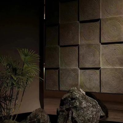 Panel Batu PU Ringan Panel Batu Polyurethane buatan Panel 3D Panel dinding