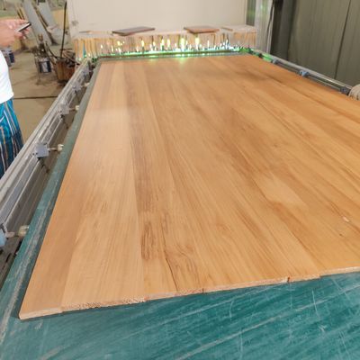 Papan Kayu Berkualitas Tinggi yang Tidak Selesai Karbonisasi Poplar Edge