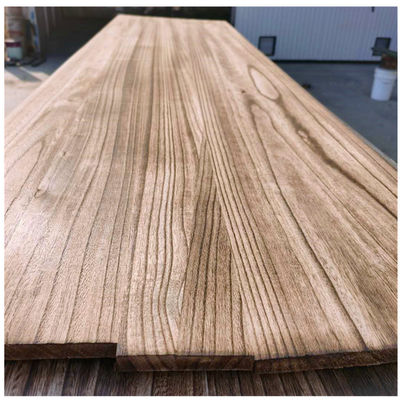 Kayu Poplar Solid Kayu / Karbonisasi Poplar Edge Panel Kayu Ditempel Kayu Paulownia Kayu