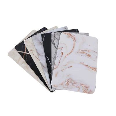 1220*2440mm Pvc UV Marble Sheet Board Ringan 3mm Atau 4mm Ketebalan