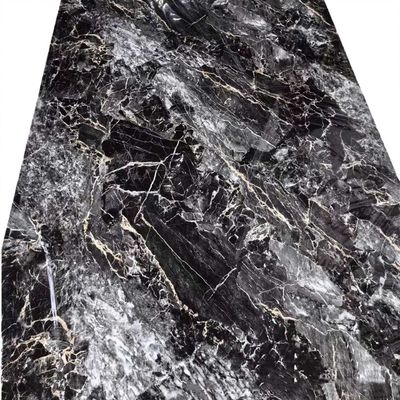 Ringan UV PVC Marmer Lembar Panel Dinding Dalam 3mm Atau 4mm Ketebalan 3d