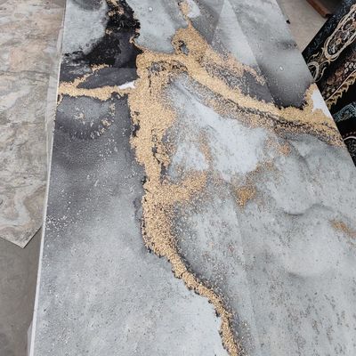 Kemiringan Tinggi PVC busa 1220*2440 Marmer PVC Sheet UV Waterproof UV Board