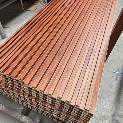 Panel dinding komposit kayu plastik interior berongga