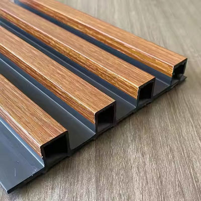 Pvc Wpc Interior Wall Fat Panel 3D Dekorasi Wpc Wall Panel Untuk Interior Hotel Desain Bambu