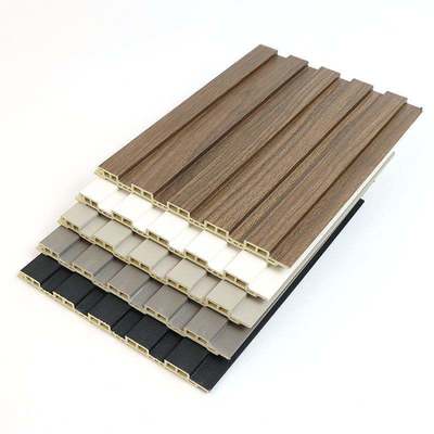 Tingkatkan Interior Rumah Bergaya Anda dengan Panel Dinding WPC UV PVC Modern: Desain Panel Dinding WPC Interior Bergaris Terbaik