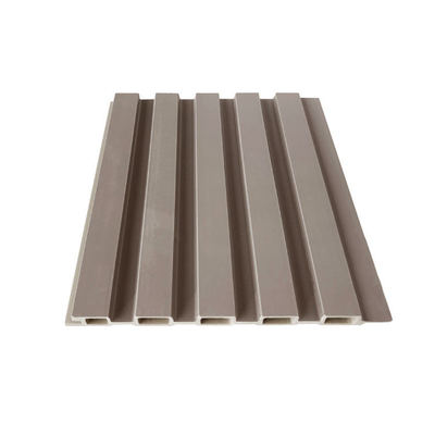 Pabrik Antisepsis Langsung Panel Dinding WPC dengan Desain Fluted untuk Rumah Langit-langit ruang tamu Workshop Taman Rumah Sakit