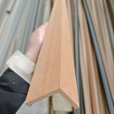 Harga Pabrik WPC Aksesoris Luar Ruang Corner Line Corner Menutupi Strip Sudut untuk Decking Luar Ruang dan Panel Dinding