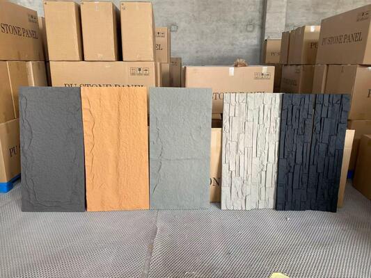 kualitas Hot Sale PU Stone Wall Panel Batu buatan ringan untuk dekorasi interior eksterior pabrik