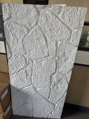 kualitas 3D PU Culture Stone Wall Panel Factory Direct Custom Color Waterproof Fireproof Lightweight Faux Wall Cladding Eksterior pabrik