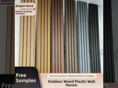 Panel Dinding WPC PVC Butiran Kayu Berkualitas Tinggi Panel Dekorasi Dinding untuk Dekorasi Interior