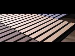 Panel dinding kayu akustik