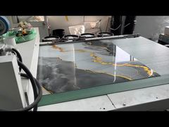 Papan Dekoratif Cetak 3D UV Bahan Plastik Kilap Tinggi Lembaran Marmer PVC