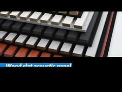 Panel dinding kayu akustik