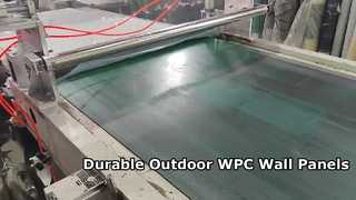 Panel Dinding WPC Luar Ruangan yang Tahan Lama Cladding Tahan Cuaca